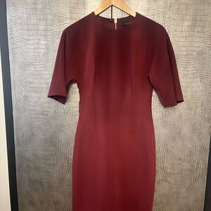 Ted Baker Deep Red Midi Dress